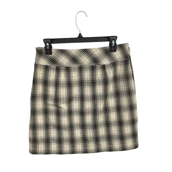 Ann Taylor Loft A-Line Mini Plaid Skirt Size 2 XS Pleated School Girl 90s Style - Picture 2 of 5